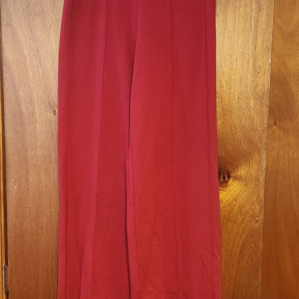 Tommy Hilfiger Red Boot Cut Pants